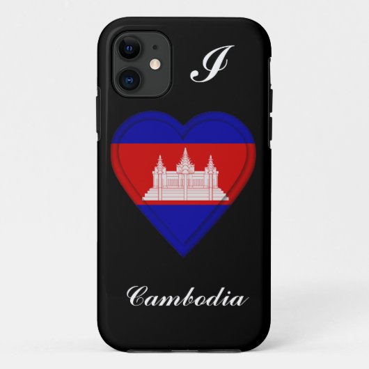 Cambodjaanse vlag Case-Mate iPhone case (Achterkant)