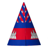 Cambodjaanse vlag feesthoedjes (Achterkant)