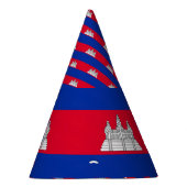 Cambodjaanse vlag feesthoedjes (Rechts)