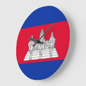 Cambodjaanse vlag grote klok (Hoek)