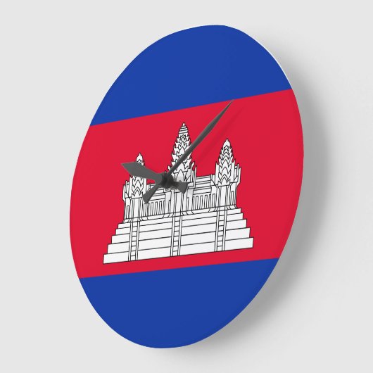 Cambodjaanse vlag grote klok (Hoek)