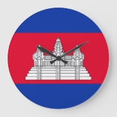 Cambodjaanse vlag grote klok (Voorkant)