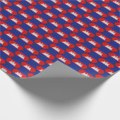 Cambodjaanse vlag Honingcomb-pakpapier Cadeaupapier (Hoek)