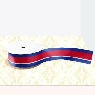 Cambodjaanse vlag kleuren lint, Cambodja / sport Satijnen Lint