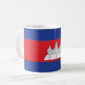 Cambodjaanse vlag koffiemok (Voorkant links)
