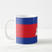 Cambodjaanse vlag koffiemok (Links)