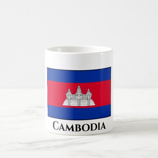 Cambodjaanse vlag koffiemok (Center)