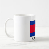 Cambodjaanse vlag koffiemok (Links)