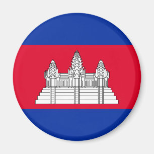 Cambodjaanse vlag magneet