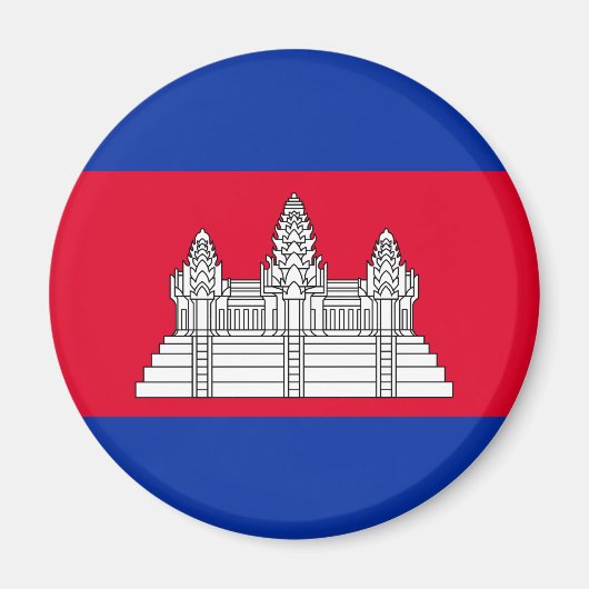 Cambodjaanse vlag magneet (Voorkant)