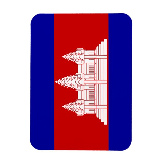 Cambodjaanse vlag magneet (Verticaal)