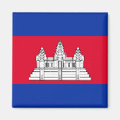 Cambodjaanse vlag magneet (Voorkant)