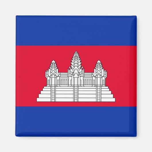 Cambodjaanse vlag magneet (Voorkant)