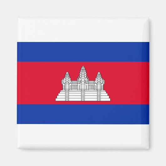 Cambodjaanse vlag magneet (Voorkant)