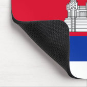 Cambodjaanse vlag muismat (Hoek)