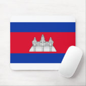 Cambodjaanse vlag muismat (Met muis)