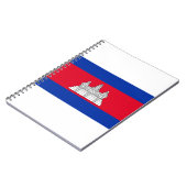 Cambodjaanse vlag notitieboek (Linkerzijde)