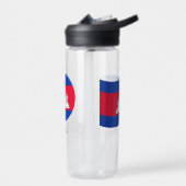 Cambodjaanse vlag, Patriottisch Cambodja Waterfles (Links)
