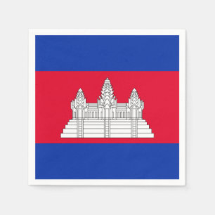 Cambodjaanse vlag servetten