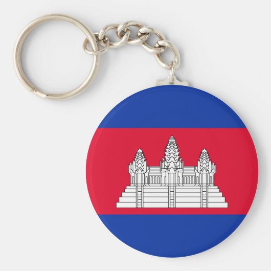 Cambodjaanse vlag sleutelhanger (Voorkant)