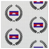 Cambodjaanse vlag stof (Close Up)