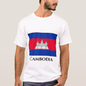 Cambodjaanse vlag t-shirt (Voorkant)
