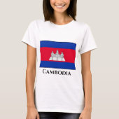 Cambodjaanse vlag t-shirt (Voorkant)