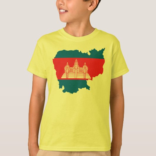 Cambodjaanse vlag t-shirt (Voorkant)