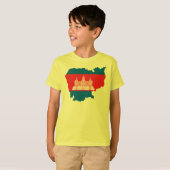 Cambodjaanse vlag t-shirt (Voorkant volledig)