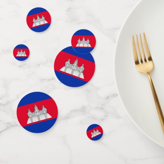 Cambodjaanse vlag Tafel Confetti (Groep)