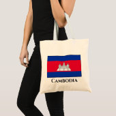 Cambodjaanse vlag tote bag (Voorkant (product))