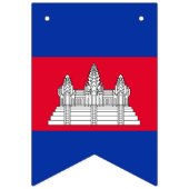 Cambodjaanse vlag vlaggetjes (Derde vlag)