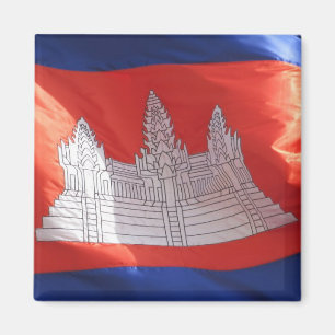 cambodjaanse vlag wat magneet