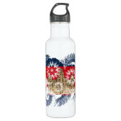 Cambodjaanse vlag waterfles  (Voorkant)