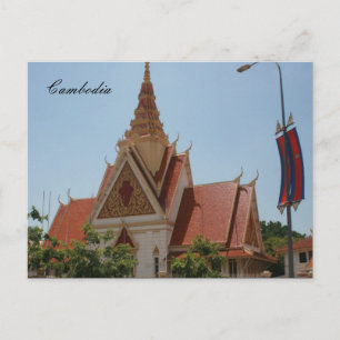 cambodjestempel briefkaart