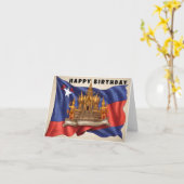 cambodjevlag kaart (Gele Bloem)