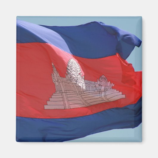 cambodjevlag magneet (Voorkant)
