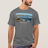 Cambria, CA Shoreline T-shirt (Voorkant)