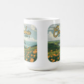 Cambria California Poppies Bloemen Pacifische kust Koffiemok (Center)