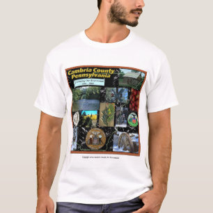 Cambria County Collage T-shirt