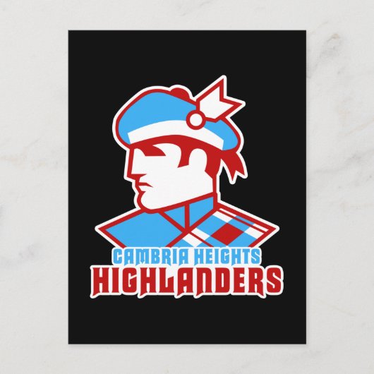 Cambria Heights Hoger Logo Design Briefkaart (Voorkant)