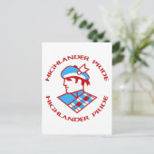 Cambria Heights Hoger Pride Design Briefkaart (Staand voorkant)