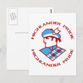 Cambria Heights Hoger Pride Design Briefkaart (Voorkant / Achterkant)