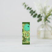 CAMBRIA in Shades of Green Mini Visitekaartje (Staand voorkant)