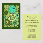 CAMBRIA in Shades of Green Visitekaartje (Voorkant / Achterkant)