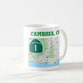 Cambria kaart koffiemok (Voorkant rechts)