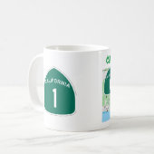 Cambria kaart koffiemok (Voorkant links)