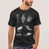 Cambrian Creatures Fossil Paleoart Evolution Scien T-shirt (Voorkant)