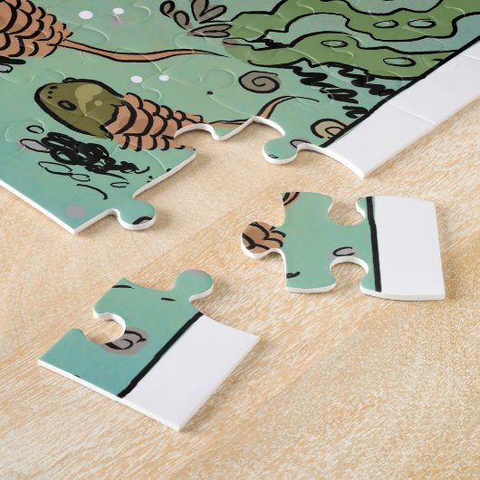 Cambrian Creatures Puzzel 520 stuk (Zijkant)