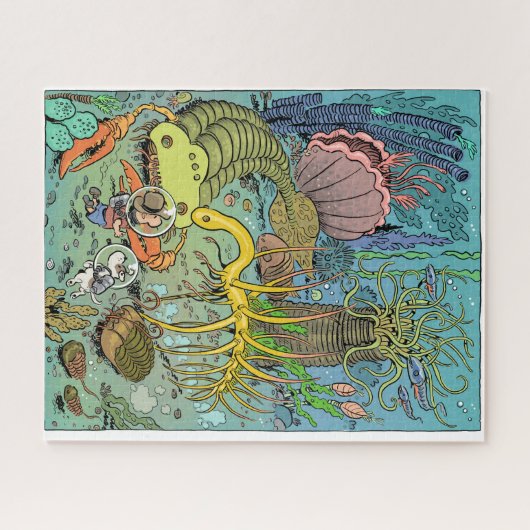 Cambrian Creatures Puzzel 520 stuk Legpuzzel (Horizontaal)